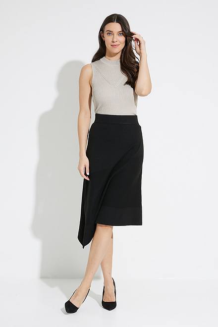 Emproved Knit Skirt Style A2234. Black