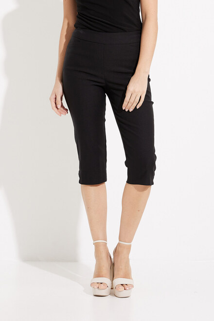High-Waisted Capris Style 231033. Black