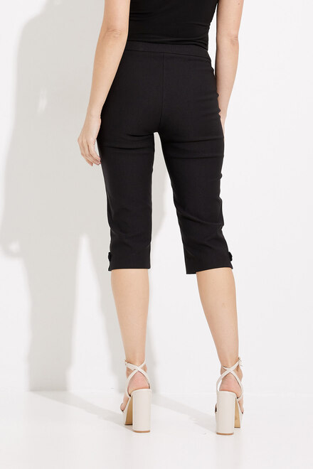 High-Waisted Capris Style 231033. Black. 2