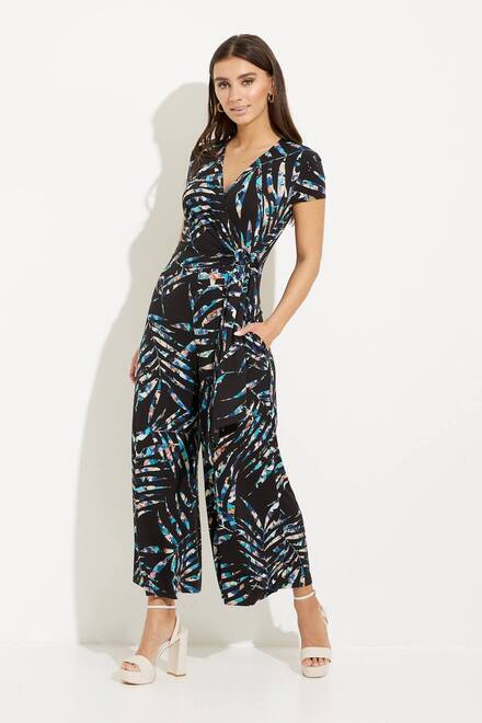 Printed Wrap Jumpsuit Style 231049