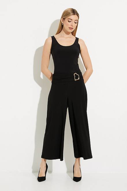 Hardware Accent Wide Leg Pants Style 231251