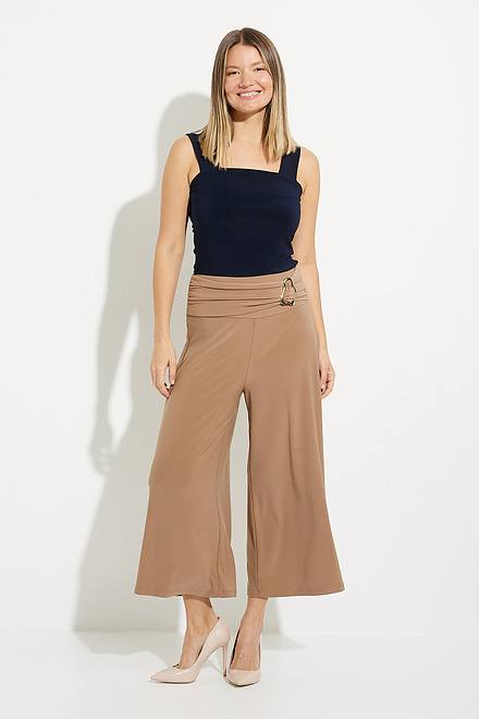 Hardware Accent Wide Leg Pants Style 231251. Tiger`s Eye. 5