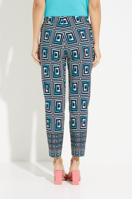 Abstract Print Pant Style 231280. Black/multi. 2