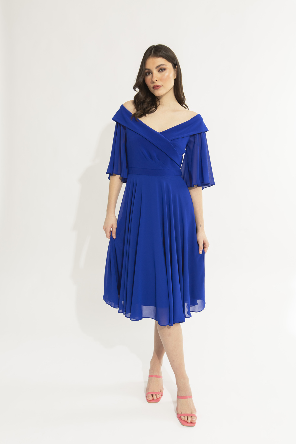 Off-Shoulder Evening Dress Style 231723. Royal Sapphire 163