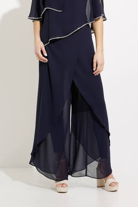 Jupe-culotte ample Mod&egrave;le 231737. Bleu Nuit
