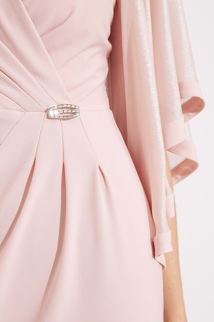 Wrap Dress Style 231747. Rose. 4