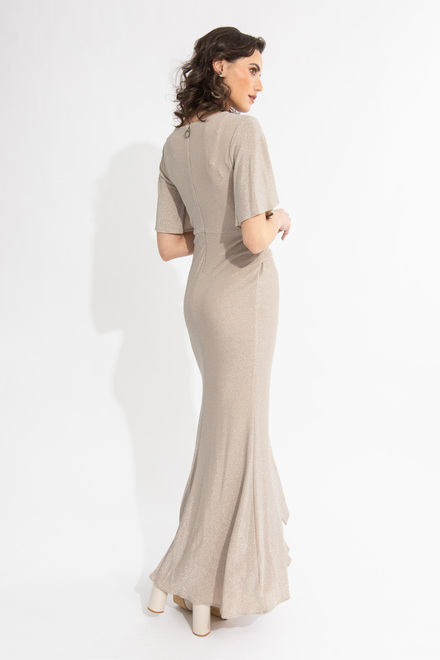Wrap Front Gown Style 231749. Champagne 171. 2