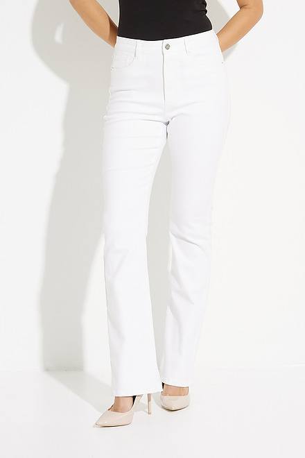 Jean taille haute Modèle 231926. Blanc