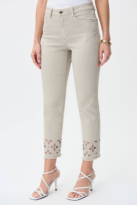 Cut-Out Detail Pants Style 231960. Moonstone. 2