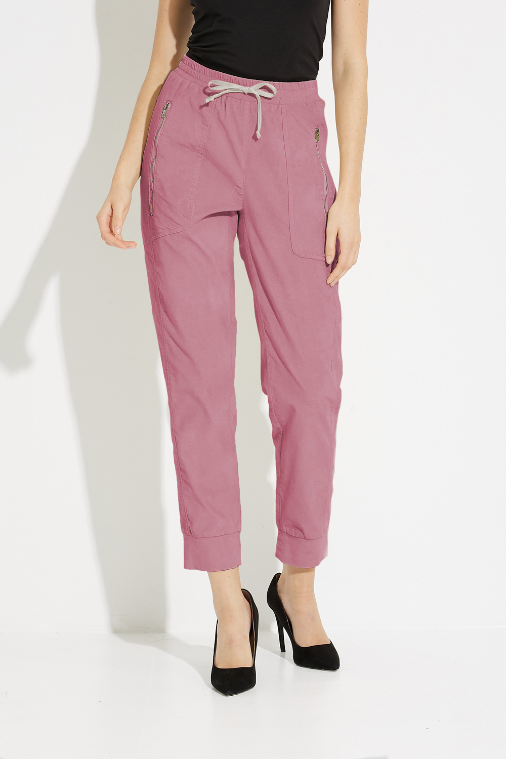 Tapered Drawstring Pant Style EW29142. Dusty Rose