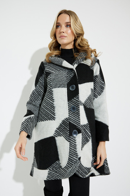 Lightweight Checkered Coat Style A40142B. Multi