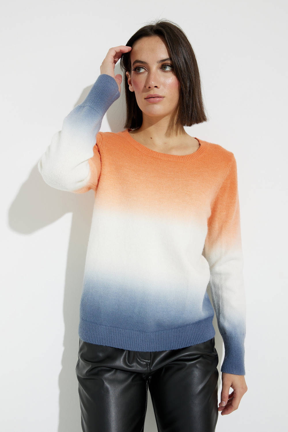 Ombré Detail Sweater Style A40160. Multi