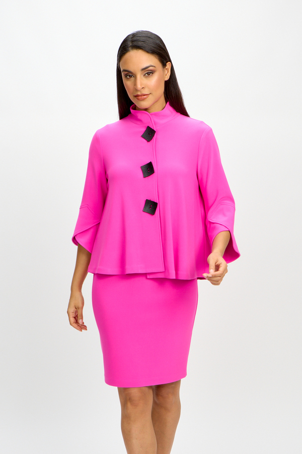 Loose-Fit Blazer Style 193198. Ultra Pink