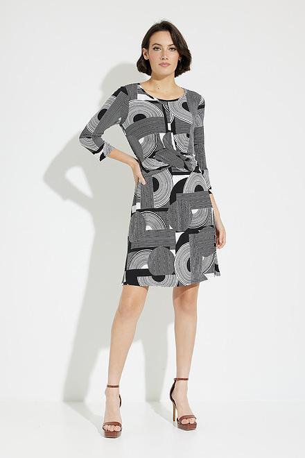 Printed Ruched Waist Dress Style 231020