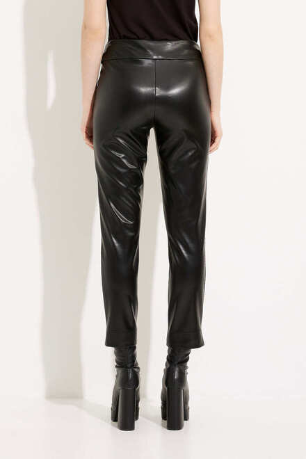Leatherette Pull-On Pants Style 231151. Black. 3