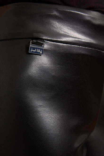 Leatherette Pull-On Pants Style 231151. Black. 5