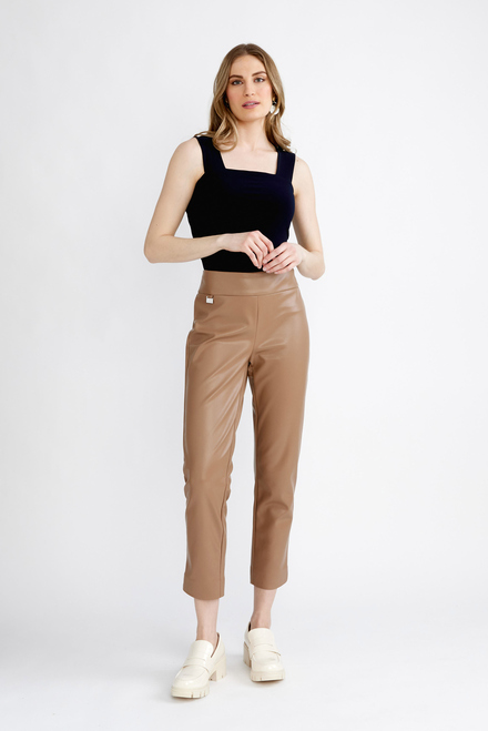 Leatherette Pull-On Pants Style 231151