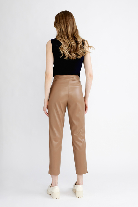 Leatherette Pull-On Pants Style 231151. Tiger Eye. 2