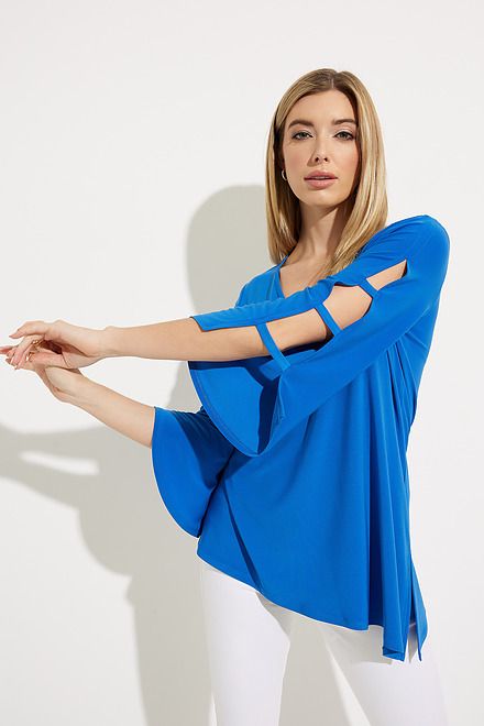 Cut-Out Sleeves Top Style 231156. Oasis. 3