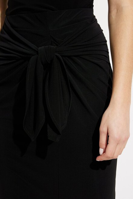 Pleated Skirt Style 231168. Black. 4