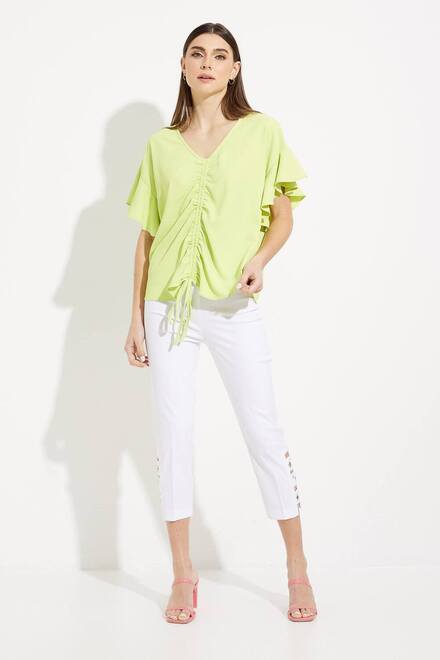 Cinched Front Top Style 231241. Exotic Lime. 5