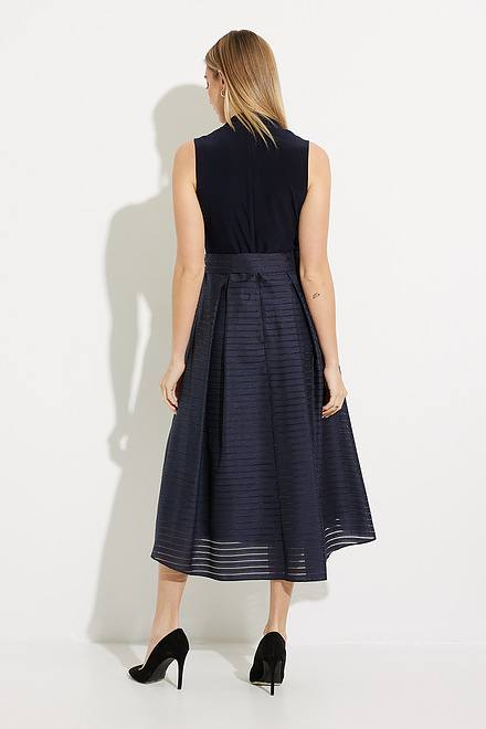 Sleeveless Fit &amp; Flare Dress Style 231721. Midnight Blue 40. 2
