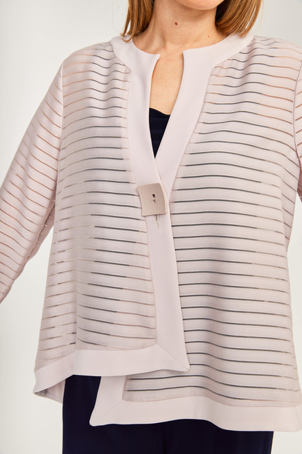 Asymmetrical Jacket Style 231769. Mother Of Pearl. 3