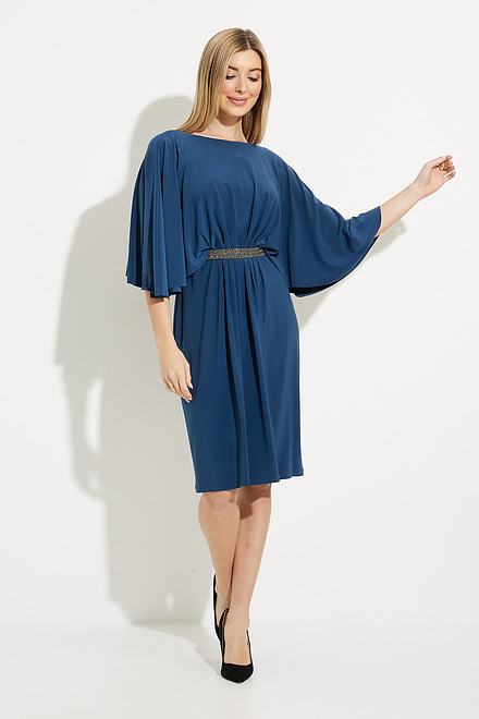 Joseph Ribkoff Flutter Sleeve Dress Style 224257