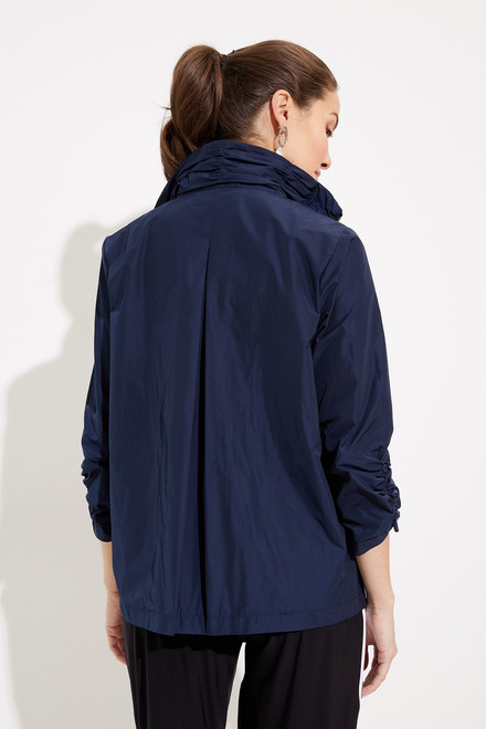 Zip Front Jacket Style 232009. Midnight Blue. 2