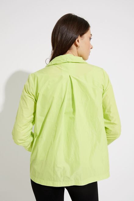 Zip Front Jacket Style 232009. Exotic Lime. 2