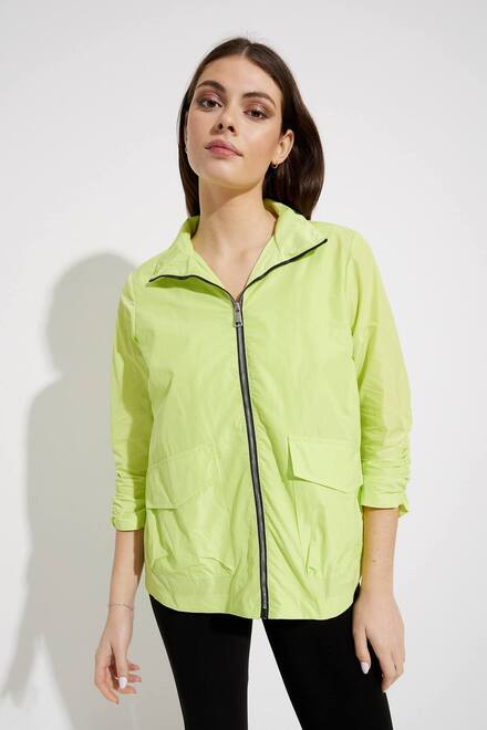 Zip Front Jacket Style 232009. Exotic Lime. 3