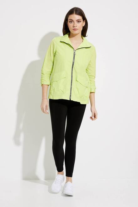 Zip Front Jacket Style 232009. Exotic Lime. 5