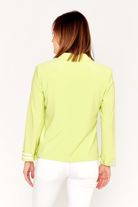 Striped Sleeve Blazer Style 232015. Exotic Lime. 2