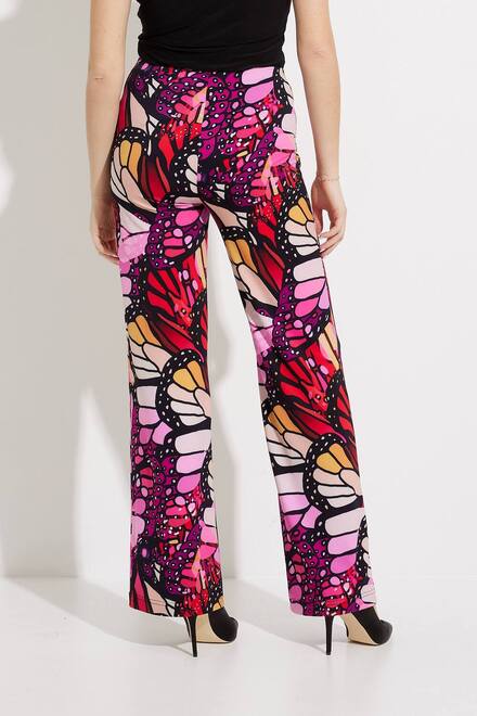 Printed High-Rise Pants Style 232022. Midnight Blue/multi. 2