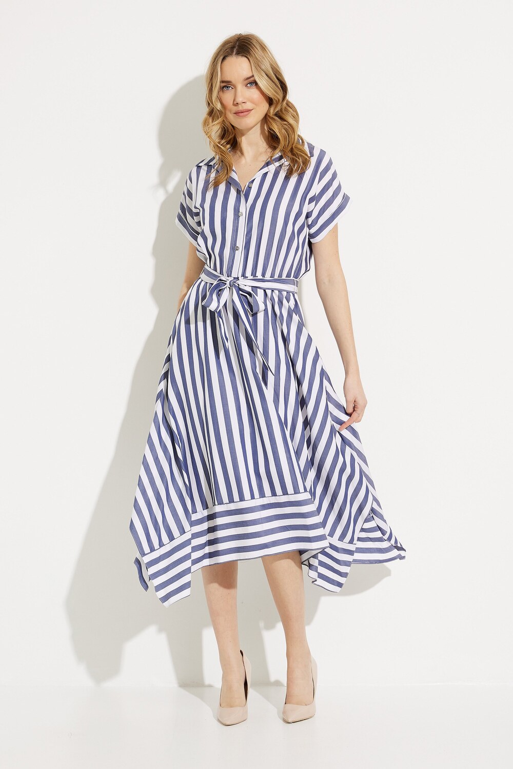 Striped Shirt Dress Style 232038 | 1ère Avenue