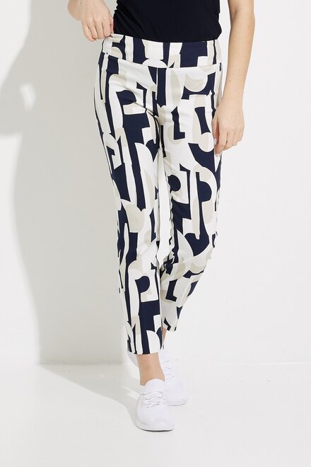 Printed Cropped Pants Style 232056