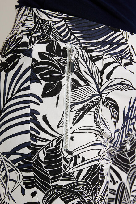 Palm Print Pants Style 232085. Vanilla/multi. 3