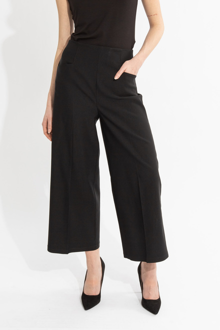 Wide Leg Cropped Pants Style 232086