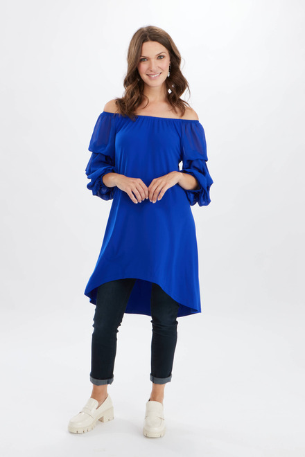 Cold Shoulder Tunic Style 232136. Royal Sapphire 163. 4