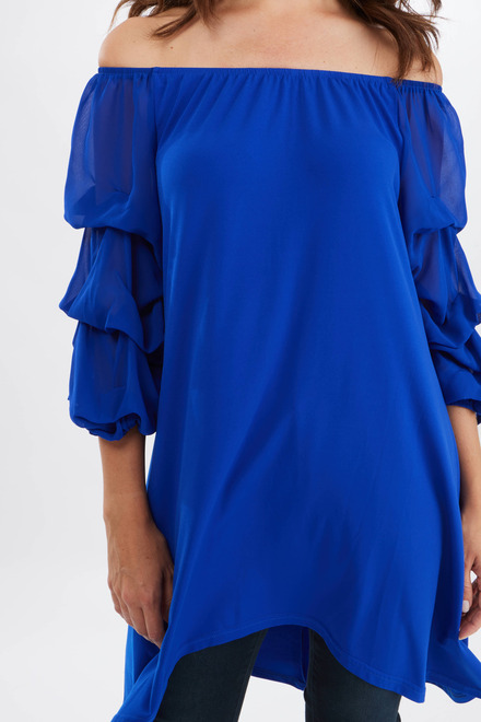 Cold Shoulder Tunic Style 232136. Royal Sapphire 163. 3