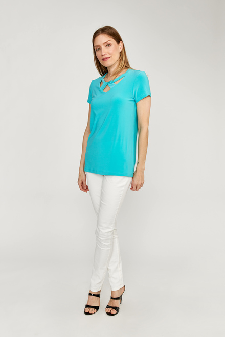 Knotted Neckline Top Style 232144. Palm Springs. 3
