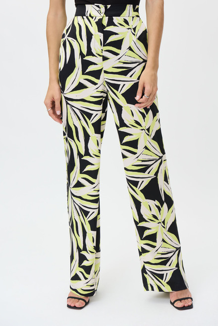 Palm Print Pants Style 232155