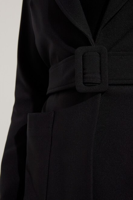 Belted Blazer Style 232172. Black. 3