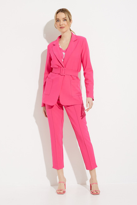 Belted Blazer Style 232172. Dazzle Pink. 5