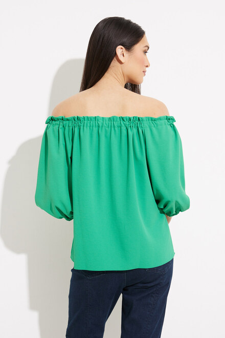 Off-Shoulder Loose Top Style 232181. Foliage. 3