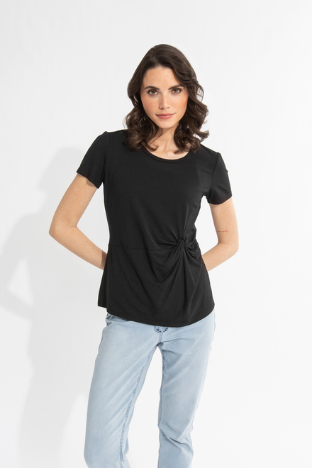 Gathered Front Top Style 232213. Black