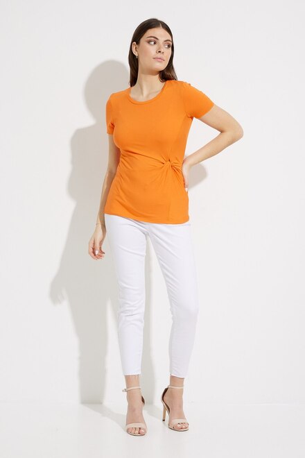 Gathered Front Top Style 232213. Mandarin. 5