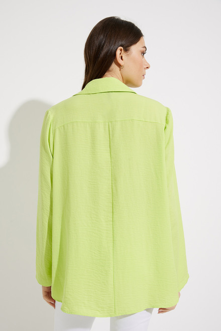 Tiered Blouse Style 232217. Exotic Lime. 2