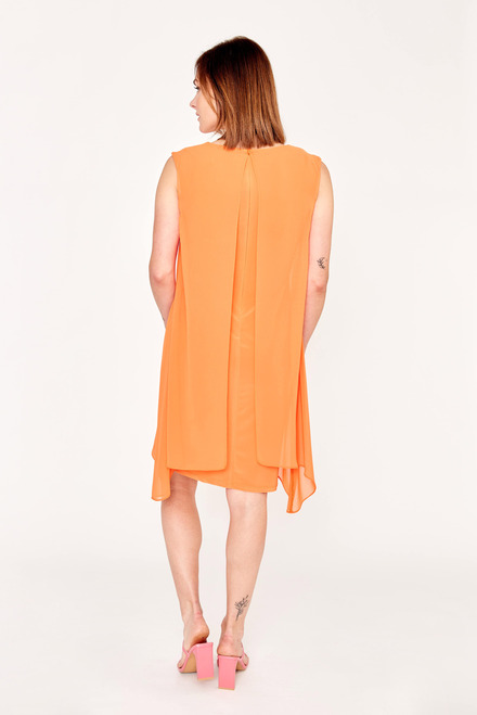 Chiffon Overlay Dress Style 232237. Mandarin. 2