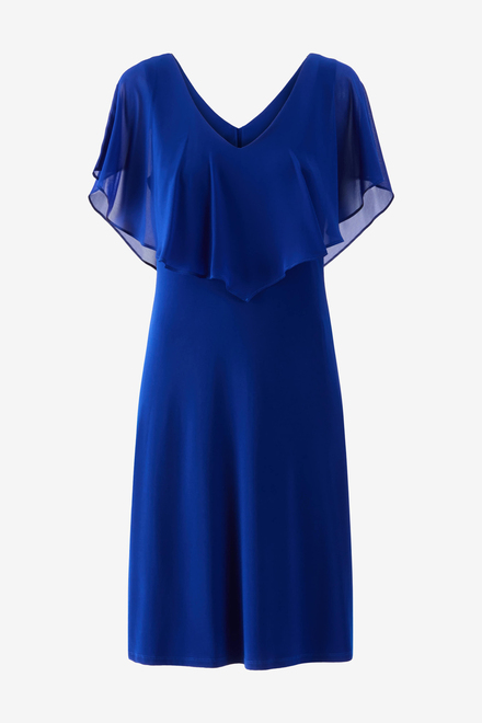 Chiffon Overlay Dress Style 232240. Royal Sapphire 163. 6